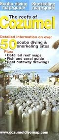 The Reefs of Cozumel Dive Map by Can-Do