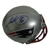 Adalius Thomas Autographed/Hand Signed New England Patriots Mini Helmet