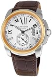 Cartier Calibre de Cartier 18k Rose Gold & Steel Automatic Watch W7100011
