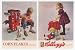 1964 Kellogg's Corn Flakes What are Little Boys and Girls Made Of 2-Page Print Ad (14656)