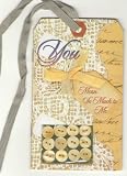 Gift Tag Booklet with Envelope & Magnet, Package of 9 Assorted Titles