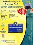 Eigenschaften Franklin Electronic Publishers  / Franklin DBD-3028, Deutsch / Englisch Professor PLUS, 1 ROM-Karte 1,2 Mio. Stichwörter, 2.000 Redewendungen, Grammatik, automat. Rechtschreibkorrektur, 7 Spiele