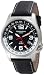Torgoen Swiss Men's T05103 Dual Time Zone Leather Strap Watch