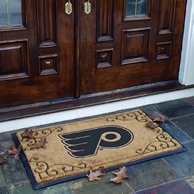 39 NHL Philadelphia Flyers Hockey Logo Doormat by 