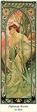 Alphonse Mucha - Le Soir Poster Kunstdruck (90 x 30cm)
