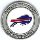 NFL Buffalo Bills Poker Guard with black velvet pouch