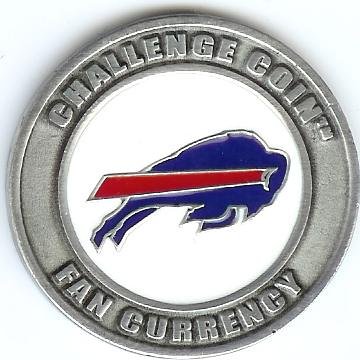 NFL Buffalo Bills Poker Guard with black velvet pouch