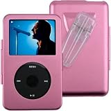 Pink Aluminum Case for Apple iPod Video 30GB / 60GB / 80GB Models / iPod Video U2 Special Edition