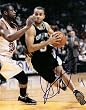 Tony Parker Autographed San Antonio Spurs 8x10 Photo