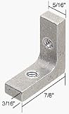 CRL 5/16 Tub Enclosure and Sliding Shower Door Corner Brackets - Package
