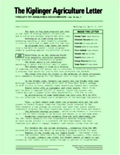 Magazines: Kiplinger Agriculture Letter
