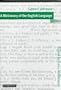 A Dictionary of the English Language on CD-ROM