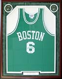 Bill Russell Autographed/Hand Signed Framed Boston Celtics Authentic Jersey