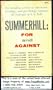 Summerhill: for & Against.
