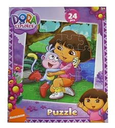 Dora the Explorer 24-Piece Jigsaw Puzzle, Styles Vary