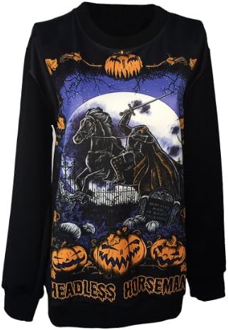 Gothic Clothing Sweatshirts Sleepy Hollow Hoodies Pullovers Sweater For Women