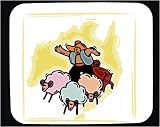 Decorated Mouse Pad with australia, body, individuals, humans, sheep, person, human, ranch, farmer, persons, individula, people, flock