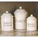 English Baker's Stoneware Canister Set