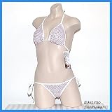 Butterfly Cheekhugger Bikini (Soft Pink w/Purple Sequins) C/D Cup