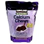 Kirkland Signature Calcium Chews 500 mg with Vitamin D and Vitamin K Sugar Free Chocolate Flavored - 150 Soft Chews