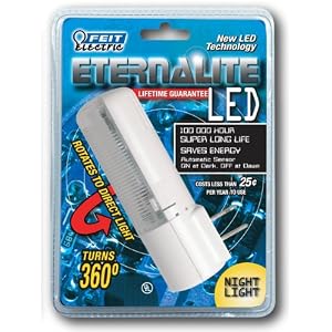 Feit Electric NL5 LED Rotating Night Light with Sensor by 