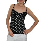 Womens Garage sexy spaghetti strap black tank top