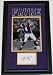Brett Favre Autographed Card CUSTOM FRAMED with a Minnesota Vikings 8x10 Photo