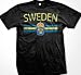 Sweden Crest International Soccer T-Shirt, Sverige Swedish Soccer Mens T-shirt