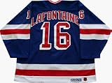 Pat LaFontaine New York Rangers Autographed Pro NHL Ice Hockey Jersey
