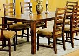 Birch Veneers With Solid Hardwood Dining Table