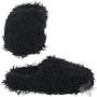 Black Fuzzy Clog Slippers for Women
