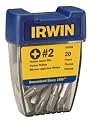Irwin 357320 #2 Phillips Bit Tip, 20 Pack
