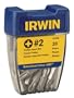 Irwin 357320 #2 Phillips Bit Tip, 20 Pack