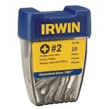 Irwin 357320 #2 Phillips Bit Tip, 20 Pack (Tools & Home Improvement)