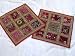 2 INDIAN SARI TOSS THROW PILLOWS HOME LIVING ROOM DECOR