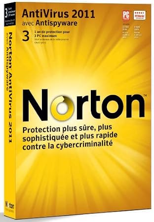 Norton antivirus 2011 (3 postes, 1an)