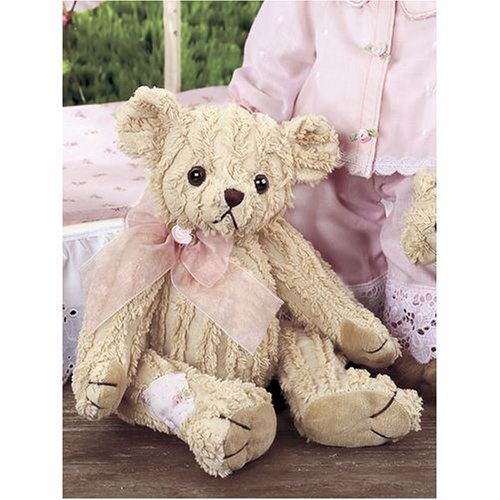 51XMlH6vHTL Ol Patch Bearington Chenille Traditional Teddy Bear Christmas Stuffed Animal Gift by Bearington Collection