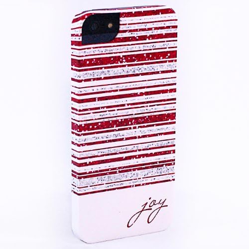 iPhone 5 iPhone 5s Joy Christmas Holiday Snap-On Cell Phone Case. Designer Luxury Stylish Cool Hard Case for Girls Women Females - Protect your case while showing off your style! Image wraps around the sides, top, and bottom. Our cases make great stocking stuffers! Protect your Apple phone!
