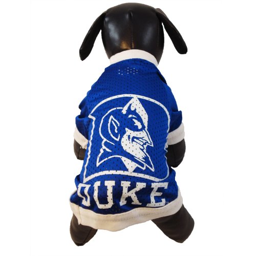 NCAA Duke Blue Devils Athletic Mesh Dog Jersey (Team Color - X-Small)