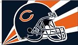 NFL Chicago Bears 3-by-5 Foot Helmet Flag