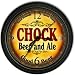 Chock 's Beer and Ale Black Cascading Pub Style Wall Clock Image