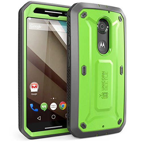 Supcase Unicorn Beetle Pro Series Full-body Rugged Dual Layer Bumper Case with Built in Belt Clip Holster and Screen Protector for Moto X (2nd Gen) - Black Supcase Unicorn Beetle Pro Series Full-body Rugged Dual Layer Bumper Case with Built in Belt Clip Holster and Screen Protector for Moto X (2nd Gen) - Black