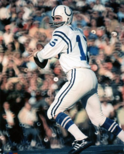EARL MORRALL BALTIMORE COLTS 8X10 SPORTS ACTION PHOTO J