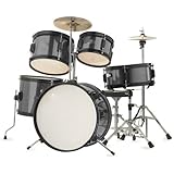Rocket TIM J 5 Piece Junior Drum Kit - Black