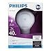 Philips LED Dimmable SlimStyle A19 Frosted Light Bulb: 5000-Kelvin, 7-Watt (40-Watt Equivalent), E26 Base, Daylight, 1-Pack