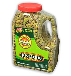 Keenan Farms Shelled Kernel Roasted Pistachio with Sea Salt, 36-Ounce Jug