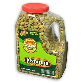 Keenan Farms Shelled Kernel Roasted Pistachio with Sea Salt, 36-Ounce Jug