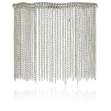 RAIN Silver-Tone Fringe Bangle Bracelet