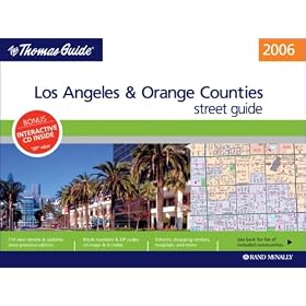 Los Angeles Orange Counties Popular Street Atlas by 