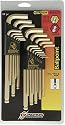 Bondhus 20899 Balldriver GoldGuard Finish L-Wrench Double Pack, 38099 (1.5-10mm) and 37937 (.050-3/8-Inch)